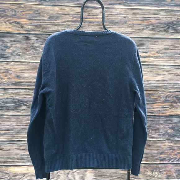 H&M L.O.G.G. Mens M Deer Blue Sweater 1312 - Picture 4 of 4
